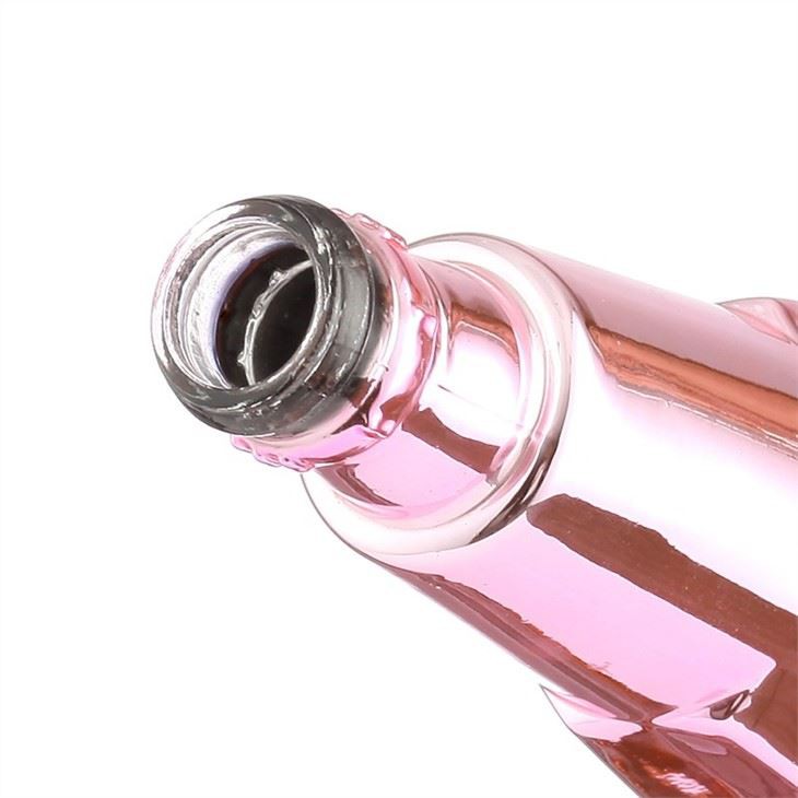 Roasted Flower Glass Wine Bottles