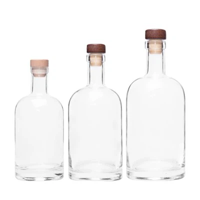 750 ml viina klaaspudelid