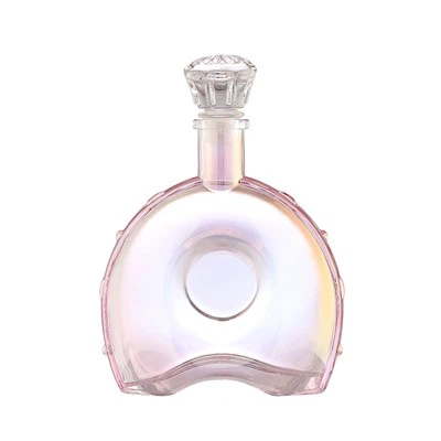 Roosa värvi ümmargune xo pudel 700ml
